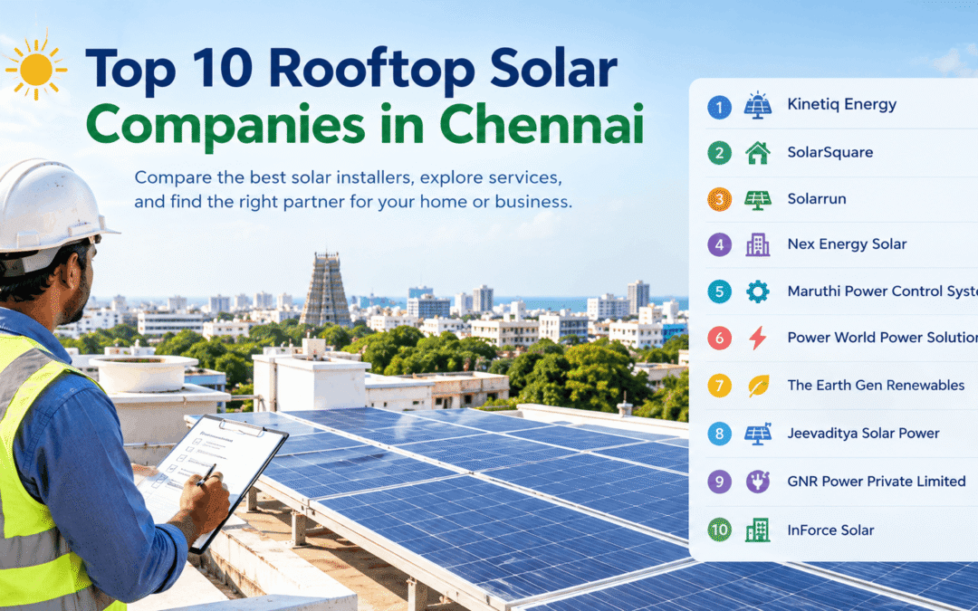 Top 10 Rooftop Solar Company in Chennai
