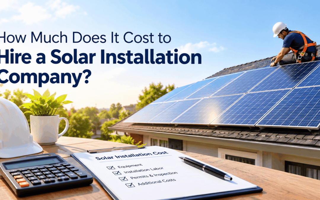 How Much Does It Cost to Hire a Solar Installation Company