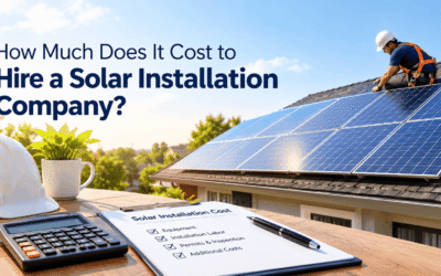 How Much Does It Cost to Hire a Solar Installation Company